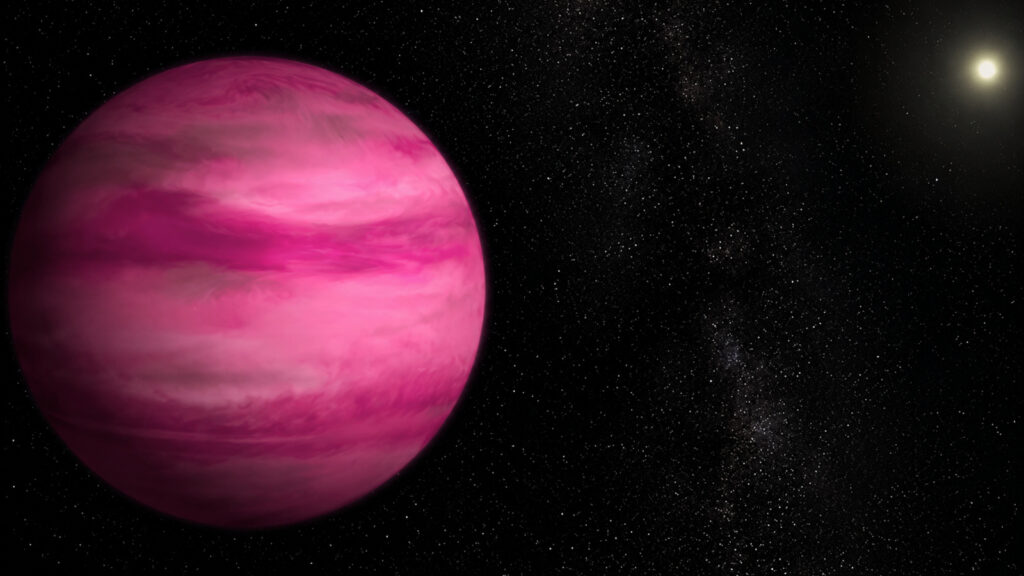 James Webb encontra nuvens de sal em planeta rosa