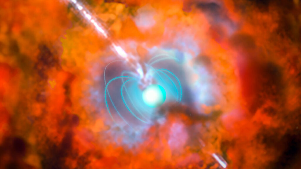 raios gama supernova