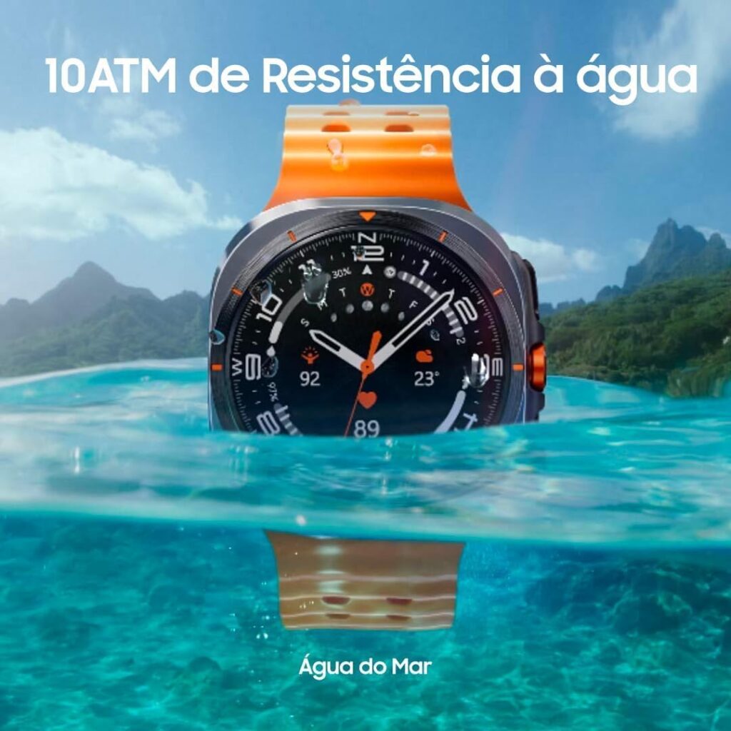 Samsung Watch Ultra 2025 está 60% OFF na Amazon 7 Samsung Galaxy Watch Ultra 2025 Smartwatch 47mm LTE, Galaxy AI, Titânio Aeroespacial, Titânio Cinza