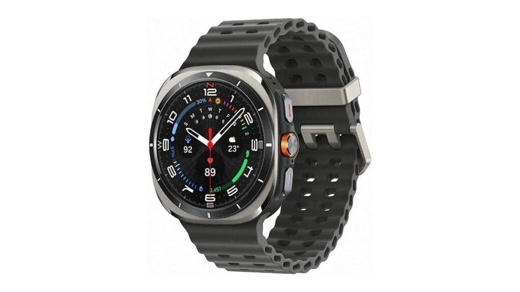 Samsung Watch Ultra 2025 está 60% OFF na Amazon 1 Samsung Galaxy Watch Ultra 2025 Smartwatch 47mm LTE, Galaxy AI, Titânio Aeroespacial, Titânio Cinza