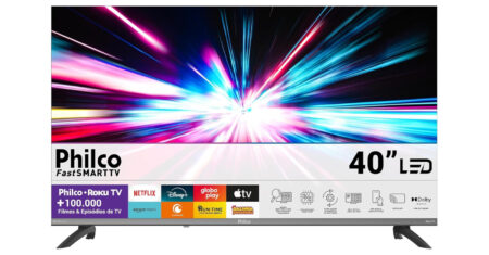 Smart TV 40″ entra em oferta com Roku, HDR10 e Dolby Áudio