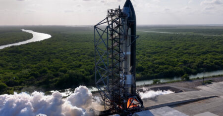 Starship V3 passa por novo teste antes de próximo lançamento