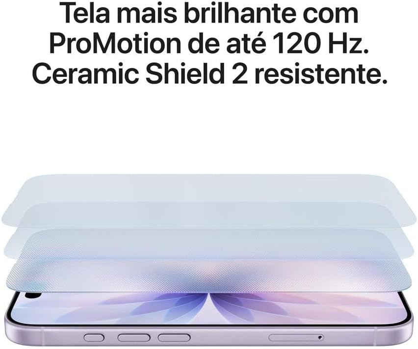 iPhone 17 512GB está até R$ 2.750 OFF na Amazon: vale olhar? 3 Especificações da tela do iPhone 17