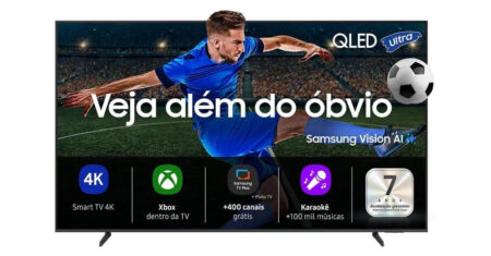 TV Samsung 65″ 4K com 1 bilhão de cores sai R$ 1.300 OFF